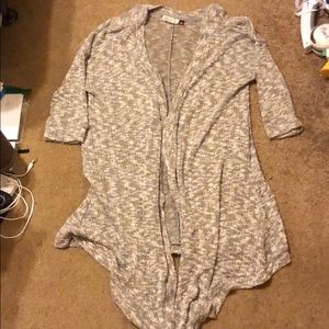 Thin knitted cardigan